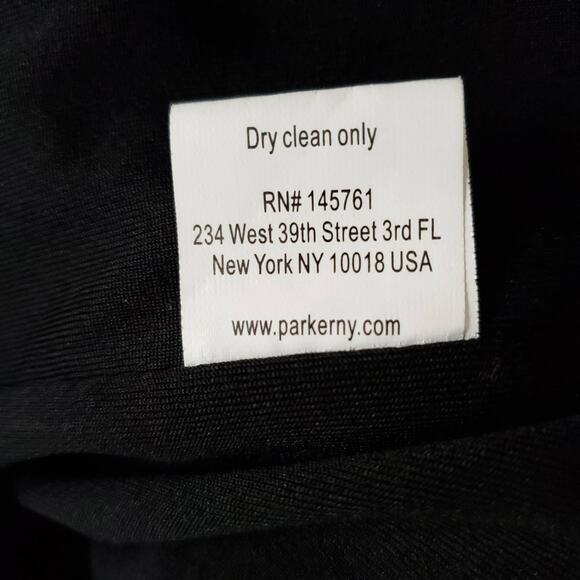 Parker Jaden Dress Body Con Cut Out Back Blue Mini Halter Neck Women Small - Picture 11 of 11